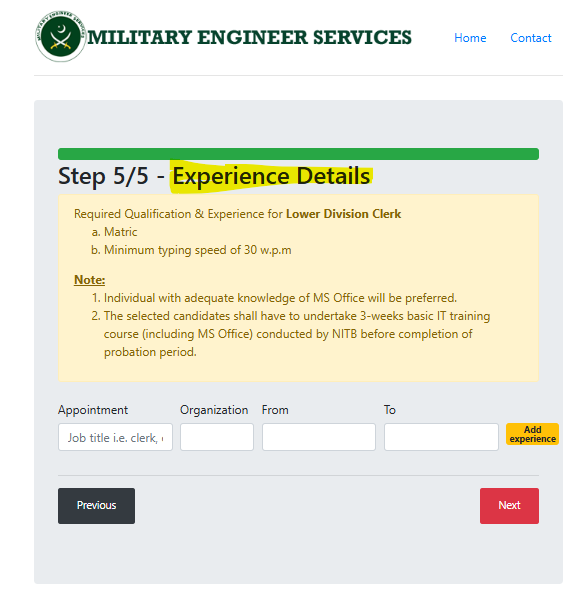 Step 5/5: Fee Submission & Receipt Generation