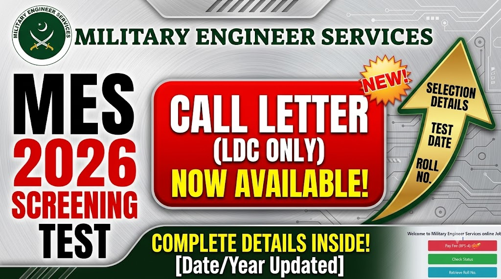 MES Lower Division Clerk (LDC) Screening Test 2026